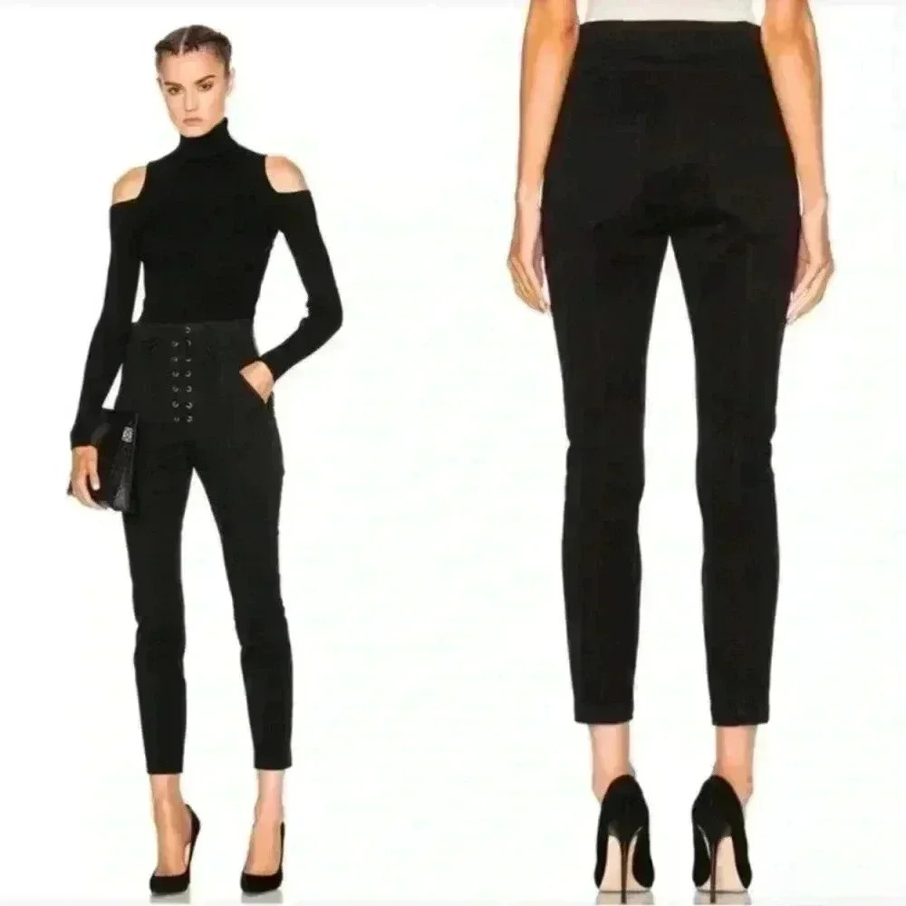 A.L.C. Kyle High Waisted Black Pants Sz 0